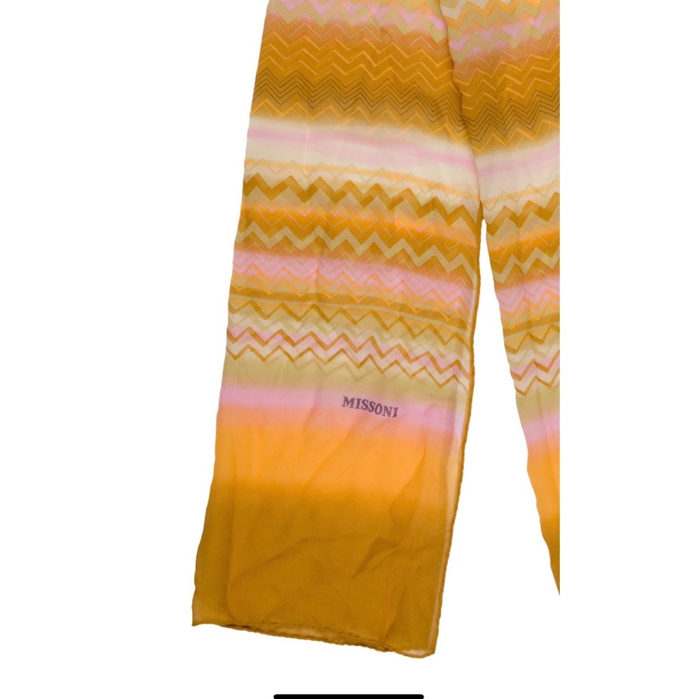 Missoni mare sheer scarf 55”x14” perfect condition 🐚